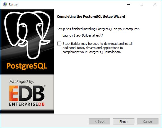 Figure 2.14: Postgres Complete