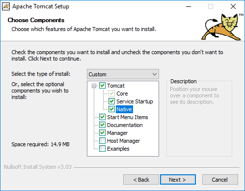 Figure 2.17: Tomcat Components